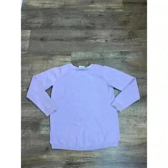 Hanna Andersson Purple Bow Sweater Youth Pullover Combed Cotton Size 140 (10) - Picture 10 of 13
